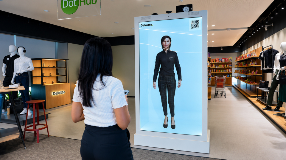Smart retail kiosk experience with digital avatar and connected in-store product displays